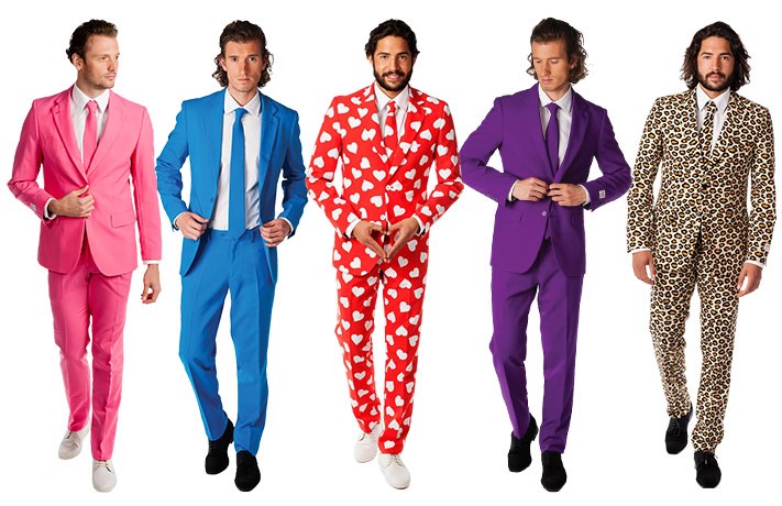 Don your funniest suits for the stag