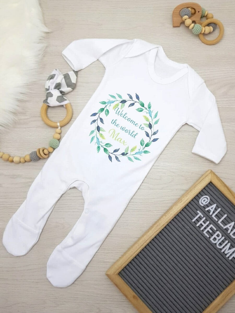 You could purchase an adorable persaonlised babygro
