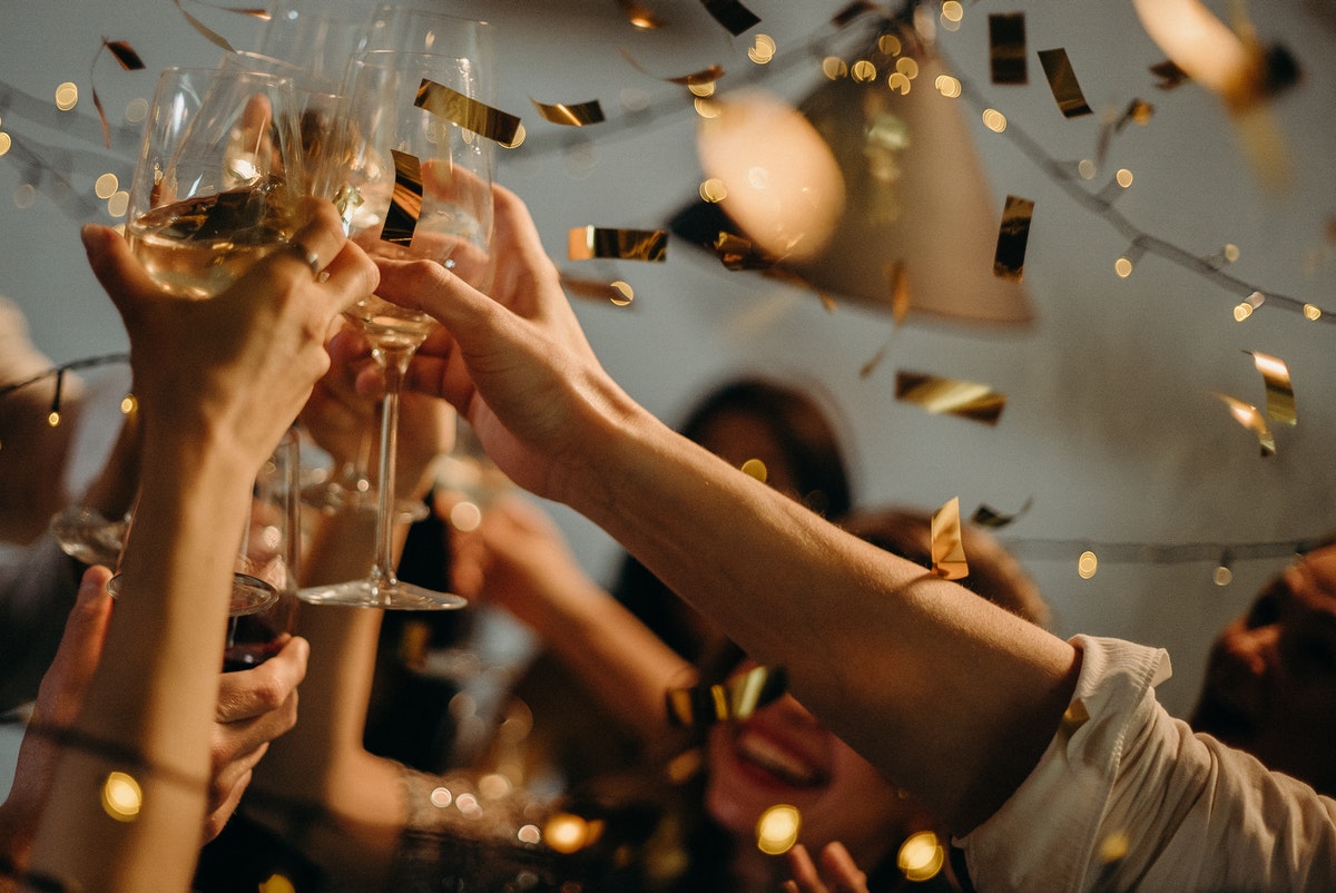 Keep the champagne flowing to toast your big news at your engagement party