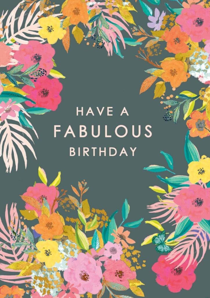 Have a fabulous birthday card