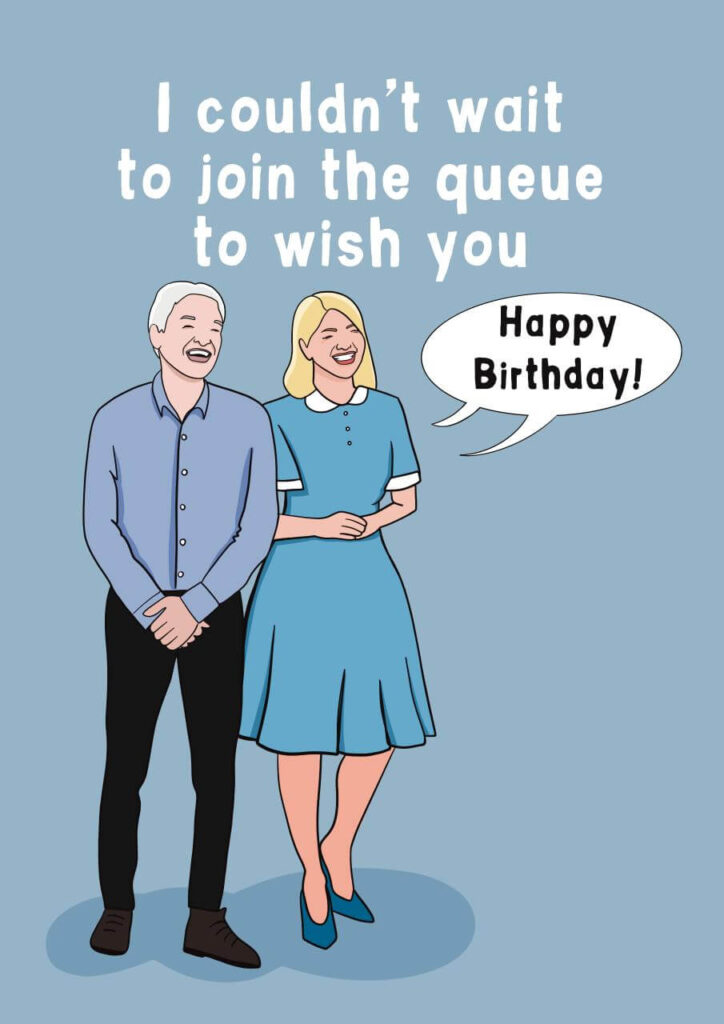 Phil and Holly Birthday Card