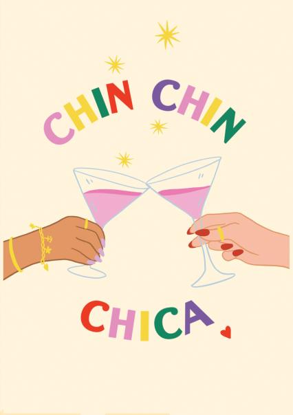 Emmy Lupin Chin Chin Chica card