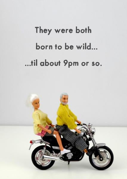 Jeffrey and Janice born to be wild card
